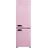 SP A++ Retro-Kühl-Gefrierkombination (249 l, 1775 mm hoch, Rosa)