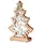 levandeo Deko Baum Aufsteller 25 cm Natur/Silber
