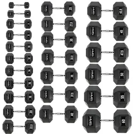 HMS Hex Pro Hantel 35 kg verstellbar schwarz