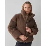 Opus Jacke aus Teddyfell mit Stehkragen Modell HOZY Schoko, 42