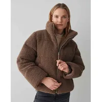 Opus Jacke aus Teddyfell mit Stehkragen Modell HOZY Schoko, 42