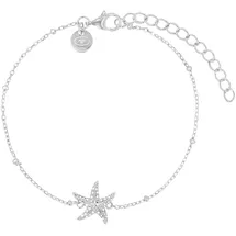 Tom Tailor Seestern-Optik Armband Silber 925 mit Zirkonia 2101255 Größe 20 cm