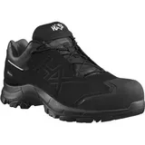 Haix Sicherheitsschuhe Black Eagle Safety 600 V GTX, ESD, S7S, Halbschuhe, Kunststoffkappe, wasserdicht, Veloursleder, Gr. 47