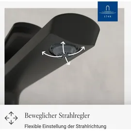 Villeroy & Boch Oasis Waschtischarmatur Auslauf Matt Black