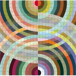 REMEMBER Puzzle "Tartan" - 500 Teile - 50 x 50 cm - hochwertiges Puzzle