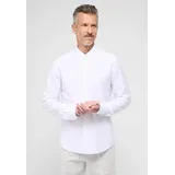 Eterna »SLIM FIT«, Linen Shirt in weiß unifarben, weiß, 42