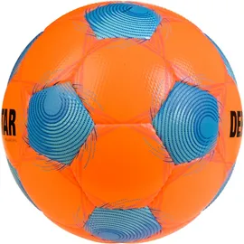 derbystar Brillant APS High Visible Fußball Spielball orange/blau 5