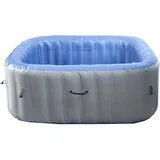 MCW N97 Ø 180 x 63 cm eckig Grau-Blau