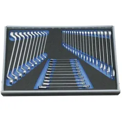 2005 CT4-2-7 Ring-Maulschlüssel-Sortiment, in Check-Tool-Modul, 39-teilig