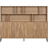 Woood Stauraumschrank »New Gravure«, beige