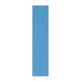 vidaXL Plissee Blau 50x200 cm Stoffbreite 49,4 cm Polyester, vidaXL
