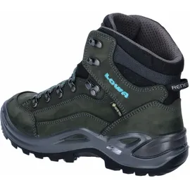 Lowa Renegade GTX Mid Damen Asphalt/Türkis 39