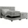 MKS Meble Boxspringbett 200 x 200 cm H3 Hellgrau