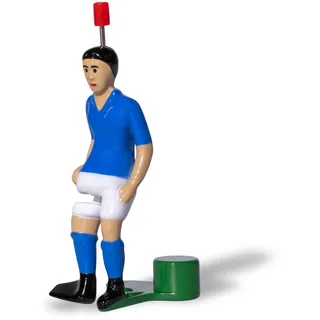 TIPP-KICK Spieler Star-Kicker Italien Tischfußball-Zubehör Trikot blau - In Handarbeit hergestellter Original Spieler für Groß & Klein, Fußball-Figur für spannende Matches, Geschenkidee für Fans