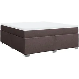 vidaXL Boxspringbett 180 x 200 cm Dunkelbraun