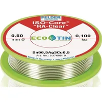 FELDER LÖTTECHNIK Lötdraht 0,5mm 100g Sn96,5Ag3,0Cu0,5