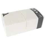 Papstar Servietten, 3-lagig 1/8-Falz 33 cm x 33 cm weiss