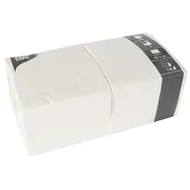 Papstar Servietten, 3-lagig 1/8-Falz 33 cm x 33 cm weiss
