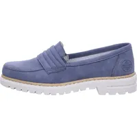 Rieker Damen 54855 Loafer, blau, 41