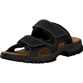 Rieker Slides Schwarz 45