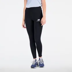 NEW BALANCE Damen Tights Essentials Stacked Logo, BK, S