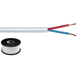 Monacor Lautsprecherkabel SPC-515/WS 2x 1,5mm² 100m weiß