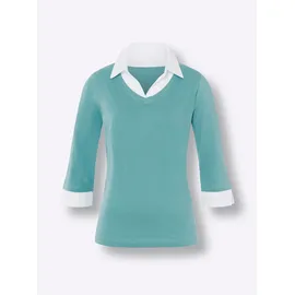 Classic Basics Sieh an! 2-in-1-Shirt in ozean | Gr.: 50