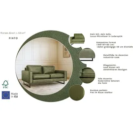 OTTO home Couch Mikrofaser 2-Sitzer Grün