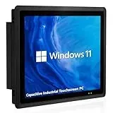 NORQIN 15-Zoll Lüftungsloser Industrie-Embedded-Panel-PC,10-Punkt-Kapazitiver Touchscreen,Industrie-Touchscreen-Panel-Computer,IP65-All-in-One-Computer,Windows 11 Pro(i5-1235U,16GB RAM 1TB SSD)