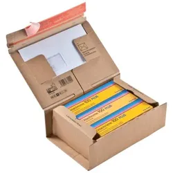 Versandkarton Post-Box, 230x166x90mm, braun