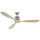 CasaFan Aeroplan Eco 132 cm Deckenventilator Chrom/Holz Natur