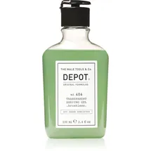 Depot 406 Transparent Shaving Gel .brushless. 100 ml