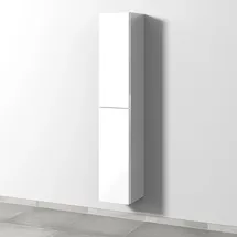 Sanipa 3way Hochschrank mit 2 Türen, Weiß-Glanz BS09078,