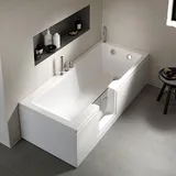 EVOLVE Badewanne mit Tür/Seniorenbadewanne 170x75cm  Ausführung Links