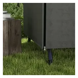 Outsunny Hollywoodschaukelabdeckung 205 x 124 x 164 cm Dunkelgrau