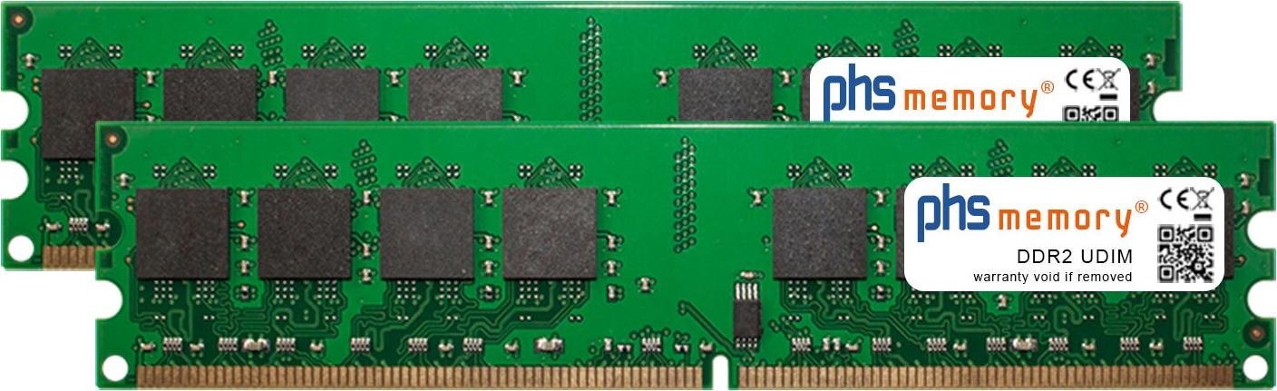 PHS-memory 4GB (2x2GB) Kit RAM Speicher für Apple Power Mac G5 Dual Core 2.3GHz (Late 2005) DDR2 UDIMM 533MHz (Apple Power Mac G5 Dual Core 2.3GHz (Late 2005), 2 x 2GB), RAM Modellspezifisch