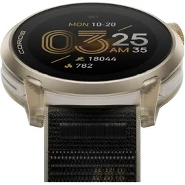 COROS Pace 4 GPS 43 mm Nylonarmband Schwarz 22 mm