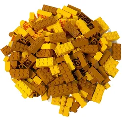 LEGO® Steine Hochsteine Gelb & Nougat - Teile 1000x