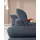 W.Schillig Eckcouch Leder 3-Sitzer Blau