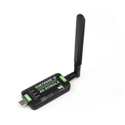 Waveshare SIM7600E-H 4G DONGLE, GNSS Positioning, 150Mbps DL, 50Mbps UL, 5V