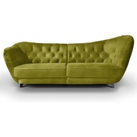 Big-Sofa - green- Retro - rechts Sofa Wohnlandschaft Couch