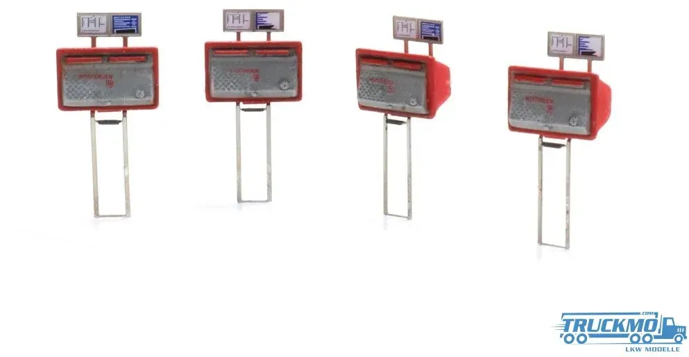 Artitec Fertigmodell Briefkasten grau (4x) 387.459