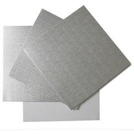 Climapor Styroporplatte Climapor Dämmplatte alukaschiert, 0,5 x 0,5 m x 4 mm, (64-St) silberfarben