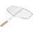 Alpina Grillkorb 55 x 45 cm Silber