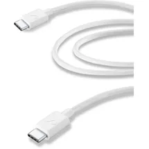 Cellular Line USB-C auf USB-C 2 m Weiß