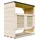 TIMBELA Mülltonnenbox 2er 240 l 153 x 159 cm beige