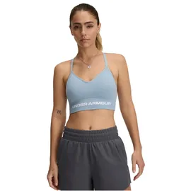 Under Armour Vanish Seamless Low Support Sport-BH Damen 466 harbor blue/white XL