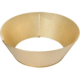 Beliani Weihnachtsbaumkragen Gold 64 cm
