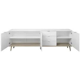 Finori Sideboard 200 x 68 x 40 cm weiß