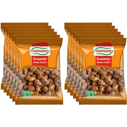 12x SALMANLI 200g - gebrannte Erdnüsse mit Sesam - Susamli Yer Fistigi